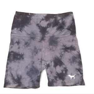 PINK tie dye biker shorts